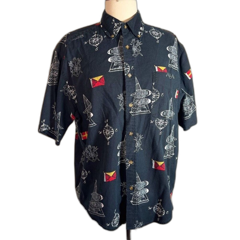 Puritan Casual Shirt Size M 90's Vintage Sharp Dressed Going Out Top